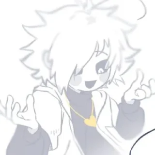 ⚪ emoji XChara :: @info_ush :: @Undertale_sweet_home Telegram sticker 6 of 90
