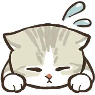 😕 emoji Mofusand @xkysluv Telegram sticker 18 of 120