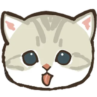 😮 emoji Mofusand @xkysluv Telegram sticker 14 of 120