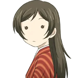 😐 emoji Нанами Момодзоно @Lucegraph Telegram sticker 21 of 44