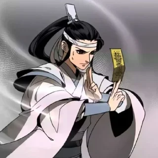 Sticker from lan sizhui manhua