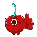 👍 emoji вишня Telegram sticker 15 of 45