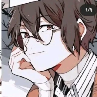 🖤 emoji Dazai Osamu Telegram sticker 9 of 50