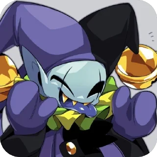 🫥 emoji 🤡Jevil🤡 @UndertaleDeltaruneStickersArts Telegram sticker 5 of 33