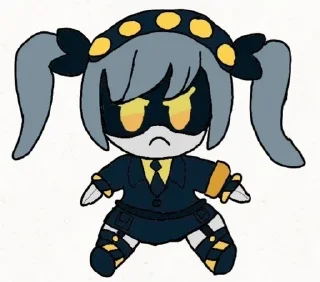 😡 emoji «J» - Murder drones. Telegram sticker 18 of 76