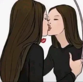 Sticker from 100% hot girl