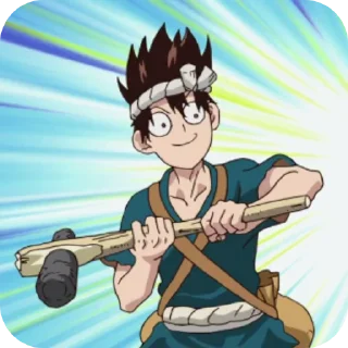 👍 emoji Dr.Stone Telegram sticker 3 of 17