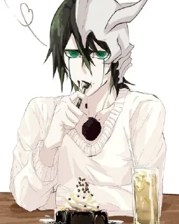 🦇 emoji Ulquiorra Telegram sticker 15 of 102