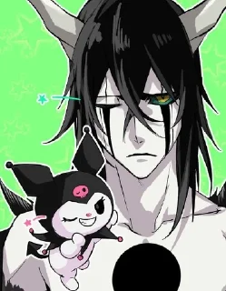 🦇 emoji Ulquiorra Telegram sticker 20 of 102