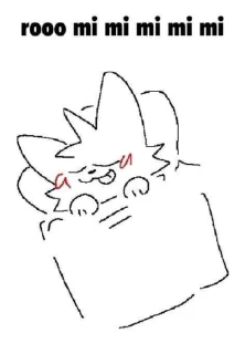Sticker from ебучий кот