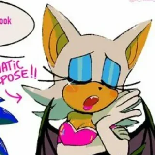 😌 emoji @AnimeTelegramStickersTg <- Руж Rouge Telegram sticker 12 of 98