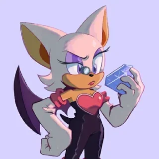 🧐 emoji @AnimeTelegramStickersTg <- Руж Rouge Telegram sticker 10 of 98