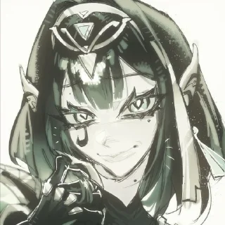 🤩 emoji Nefer /⁠ᐠ⁠｡⁠ꞈ⁠｡⁠ᐟ⁠\  @KoshkarizeStickers @TgEmodziBot Telegram sticker 12 of 20