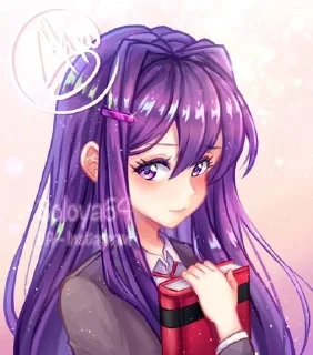 ✏️ emoji Just Yuri📕💌 Telegram sticker 14 of 16