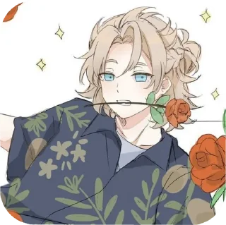 Sticker from ✿⃘  . 𝙰𝚕𝚋𝚎𝚍𝚘  ₊   !! @holopthomy