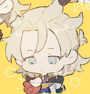 😕 emoji Альбедо любит сяо Telegram sticker 8 of 45