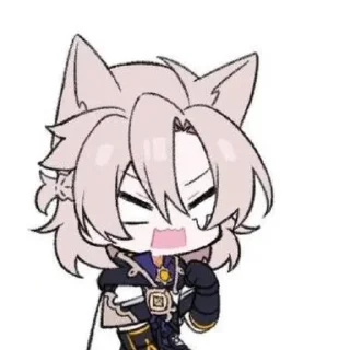 😠 emoji Альбедо любит сяо Telegram sticker 6 of 45