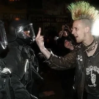🖕 emoji Панки Telegram sticker 5 of 31