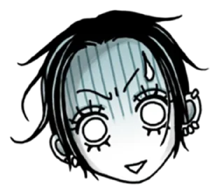 😰 emoji ai yazawa's stickers 1/2 :: @kuvikkl Telegram sticker 24 of 106