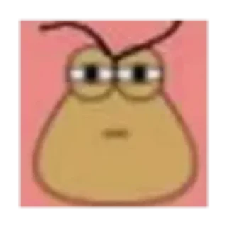 🤨 emoji pou Telegram sticker 7 of 101