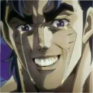 😭 emoji ДжоДжо Telegram sticker 19 of 37