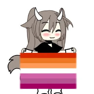 🏳‍🌈 emoji Гача лайф Telegram sticker 14 of 36