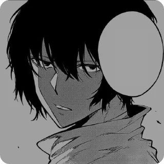 😒 emoji Dazai Osamu. Telegram sticker 21 of 51