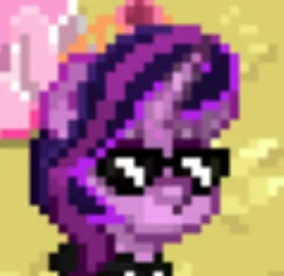 😎 emoji Ponytown Telegram sticker 14 of 39