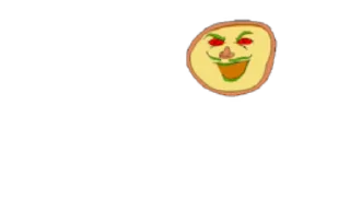 😳 emoji 🍕Pizzaface @pizzza_tower Telegram sticker 15 of 15