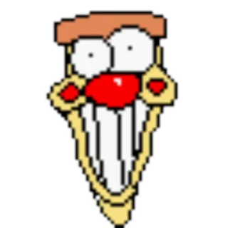 ☺️ emoji 🍕Pizza head by @Pizzza_tower Telegram sticker 20 of 25