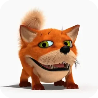 😎 emoji Лис. Вот я @Liobuks Telegram sticker 10 of 11