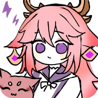 ❤ emoji Яэ микуся💗💗 ::@Starlite_Cyn Telegram sticker 12 of 27