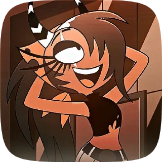 🌟 emoji БОЛЬШЕ ⇨ @CLOOBHUB САЛЛИ АДСКИЙ БОСС HELLUVA BOSS Telegram sticker 13 of 73
