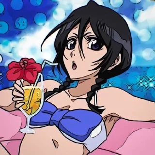 🌟 emoji Рукия Кучики Telegram sticker 10 of 30