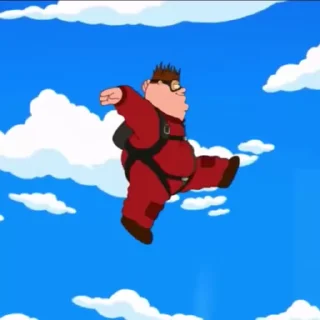 🪂 emoji Family Guy Telegram sticker 12 of 50