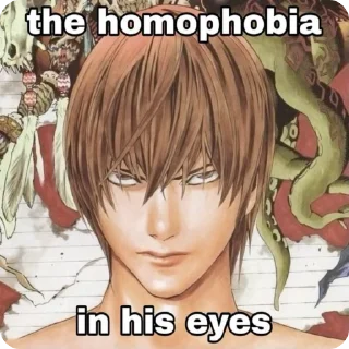 🌟 emoji Yagami Light Telegram sticker 14 of 119