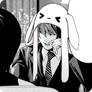 🌟 emoji Yagami Light Telegram sticker 8 of 119