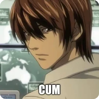 🌟 emoji Yagami Light Telegram sticker 15 of 119