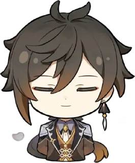 🌟 emoji Чжун Ли @phonedesign_genshin Telegram sticker 5 of 26