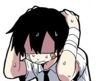 😨 emoji Суицидальный мальчик от @sherlokkkkk Telegram sticker 8 of 109