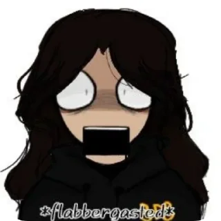 😨 emoji Sarah Heathcliff Telegram sticker 5 of 30
