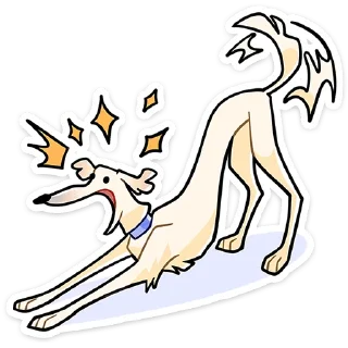 🐶 emoji Белый • @TgSticker Telegram sticker 18 of 49
