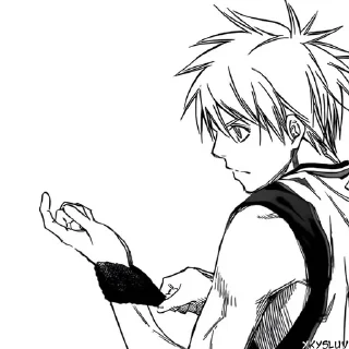 🏀 emoji Kuroko no Basuke manga @xkysluv Telegram sticker 13 of 30