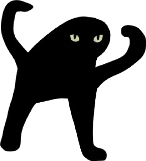Sticker from Black cats