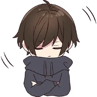 😏 emoji Менхера-кун 2 @Nyasticks Telegram sticker 2 of 42