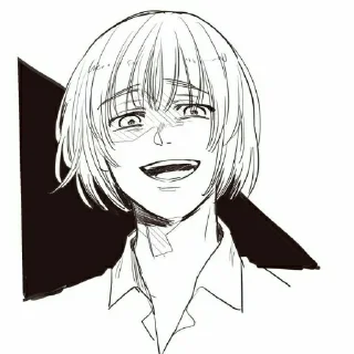 🌊 emoji Armin Arlert Telegram sticker 22 of 33