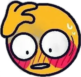 😳 emoji Ламповые стикеры Telegram sticker 23 of 110