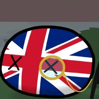 🇬🇧 emoji Countryballs one love🇵🇱 Telegram sticker 23 of 53