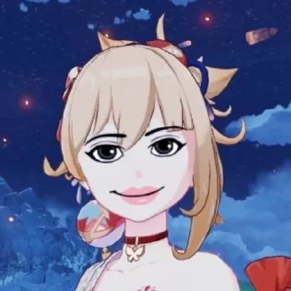 🎇 emoji :🎇: yoimiya! :🎇: Telegram sticker 8 of 75