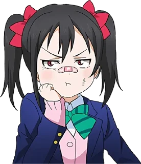 😠 emoji Love Live by @anime_stickerr Telegram sticker 11 of 25